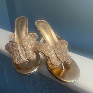 Jeffrey Campbell butterfly daydream sandals 9